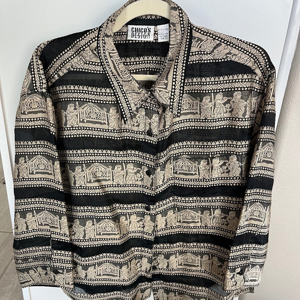 Chico's button down blouse